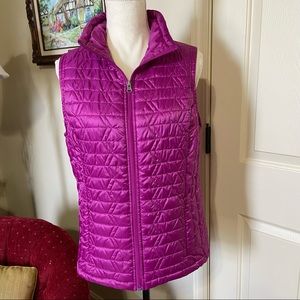 Quilted Vest in Beautiful Fuchsia Color